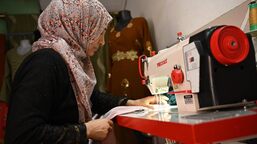 Eman was able to pursue her childhood dream of becoming a seamstress thanks to Caritas Czech Republic